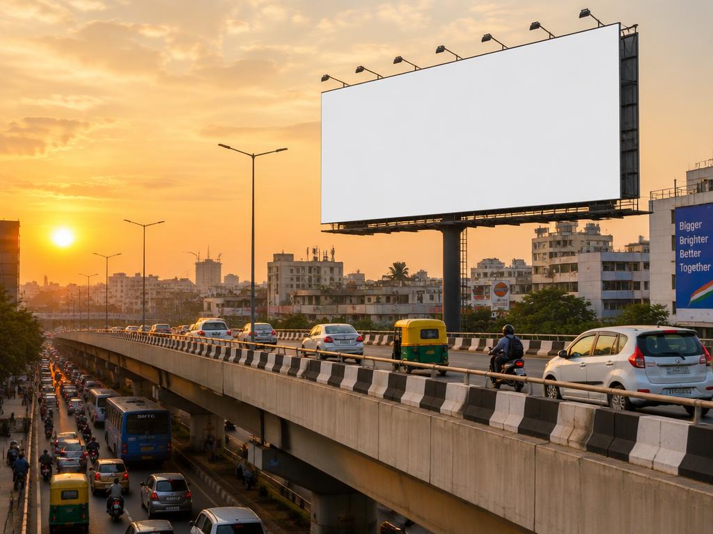 Western Express Highway Mega Hoarding